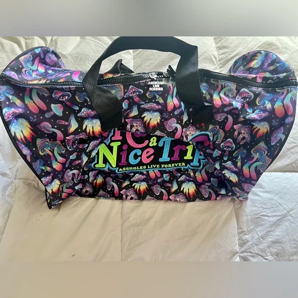 A**holes Live Forever/ Original* Have a Nice Trip Duffle Bag. - Picture 7 of 12